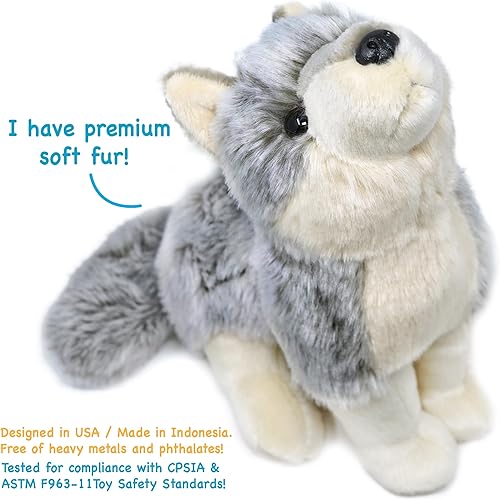 Miniatura 5 de Wolcott The Wolf - Peluche de 11 pulgadas