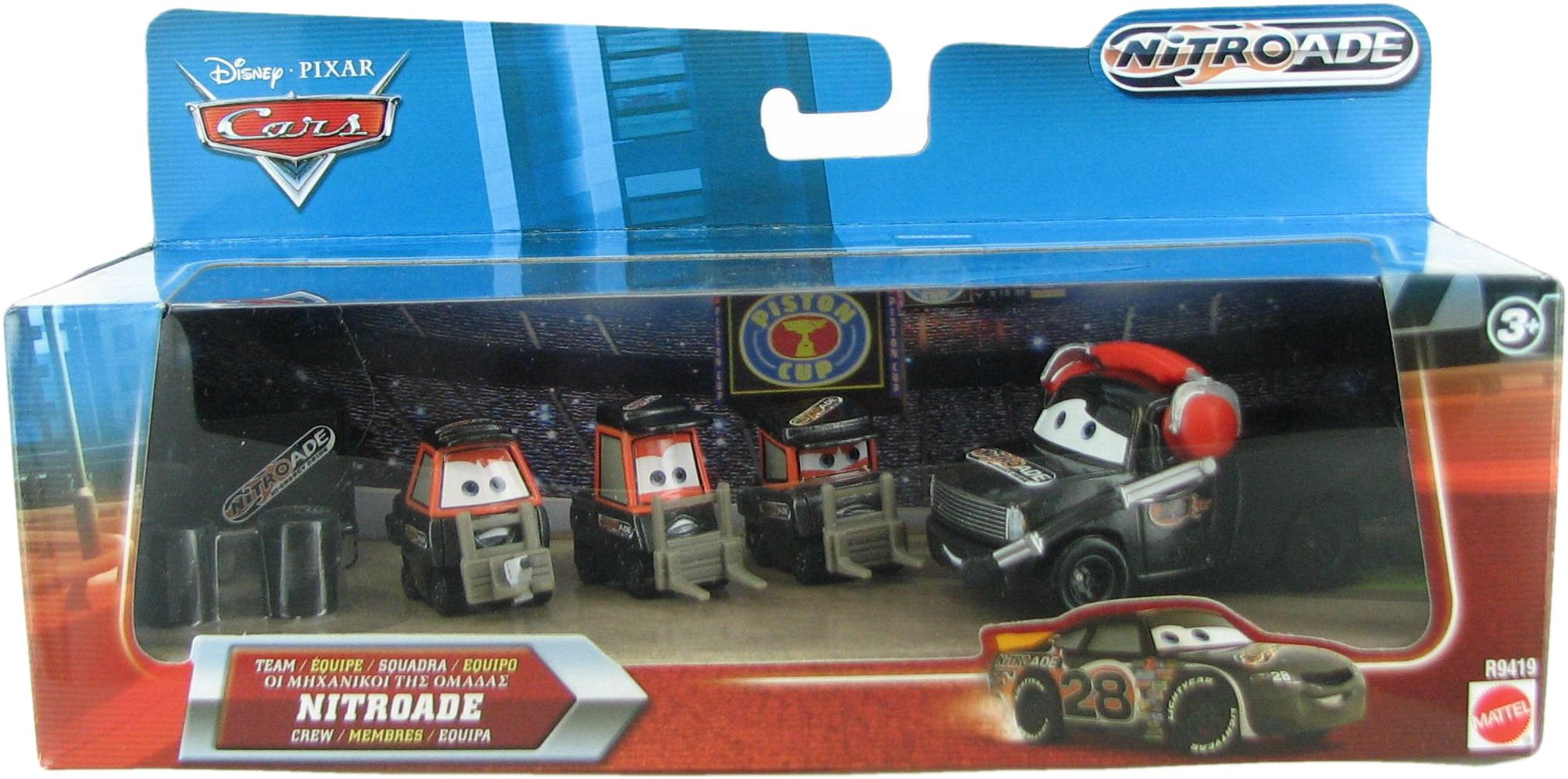 Disney Pixar Cars - Diecast Team Nitroade Crew : Amazon.co.uk: Outlet