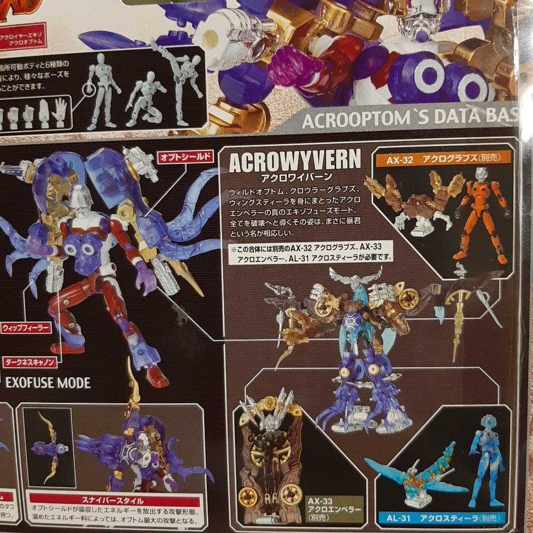 未開封 アクロイヤーEXO エキゾ 4体セット ミクロマン