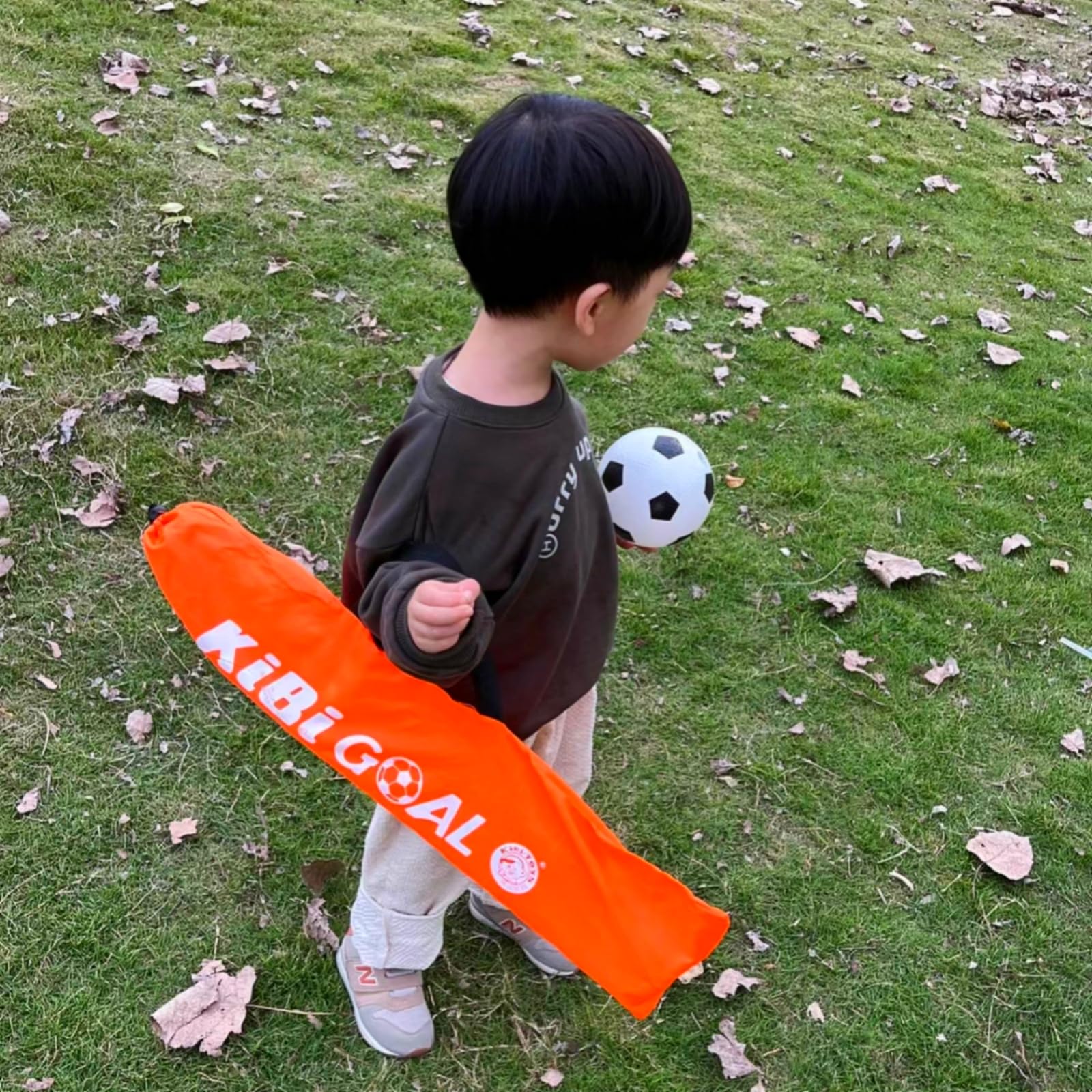 Fussballtor, Fußballtor Kinder Fußball Spielzeug, Fussballtore für Garten Kinder, Fußballtor Faltbar für Indoor/Outdoor/Garten Fußball Spielzeug (weiß 60x45 Tor+ fußball)