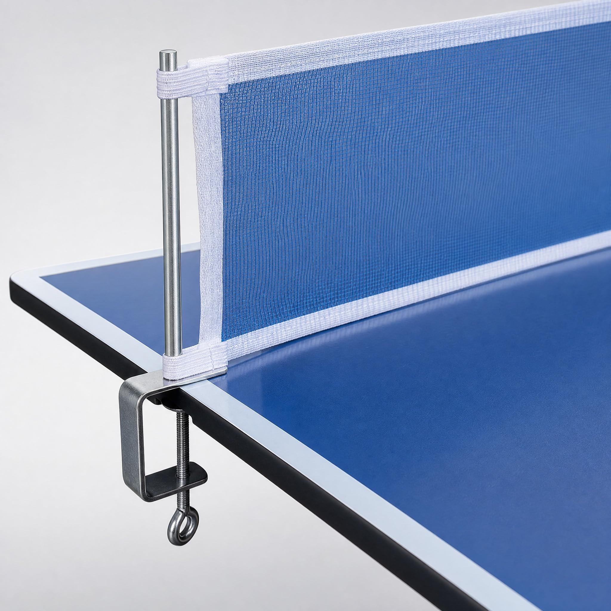Tavolo da ping pong pieghevole, salvaspazio, resistente alle intemperie, mini tavolo da ping pong pieghevole per esterni e interni, piccolo con supporto