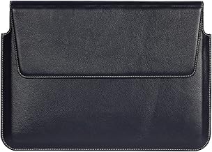 MediaDevil Leather Case for MacBook Pro 15" (2016-2019) (Navy with Cream stitching) - Artisansuit Genuine European Leather...