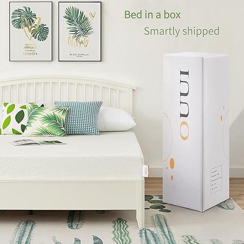 Miniatura 6 de Colchón individual XL, colchón de espuma viscoelástica de gel refrescante de té verde de 5 pulgadas en una caja para niños, firmeza media,