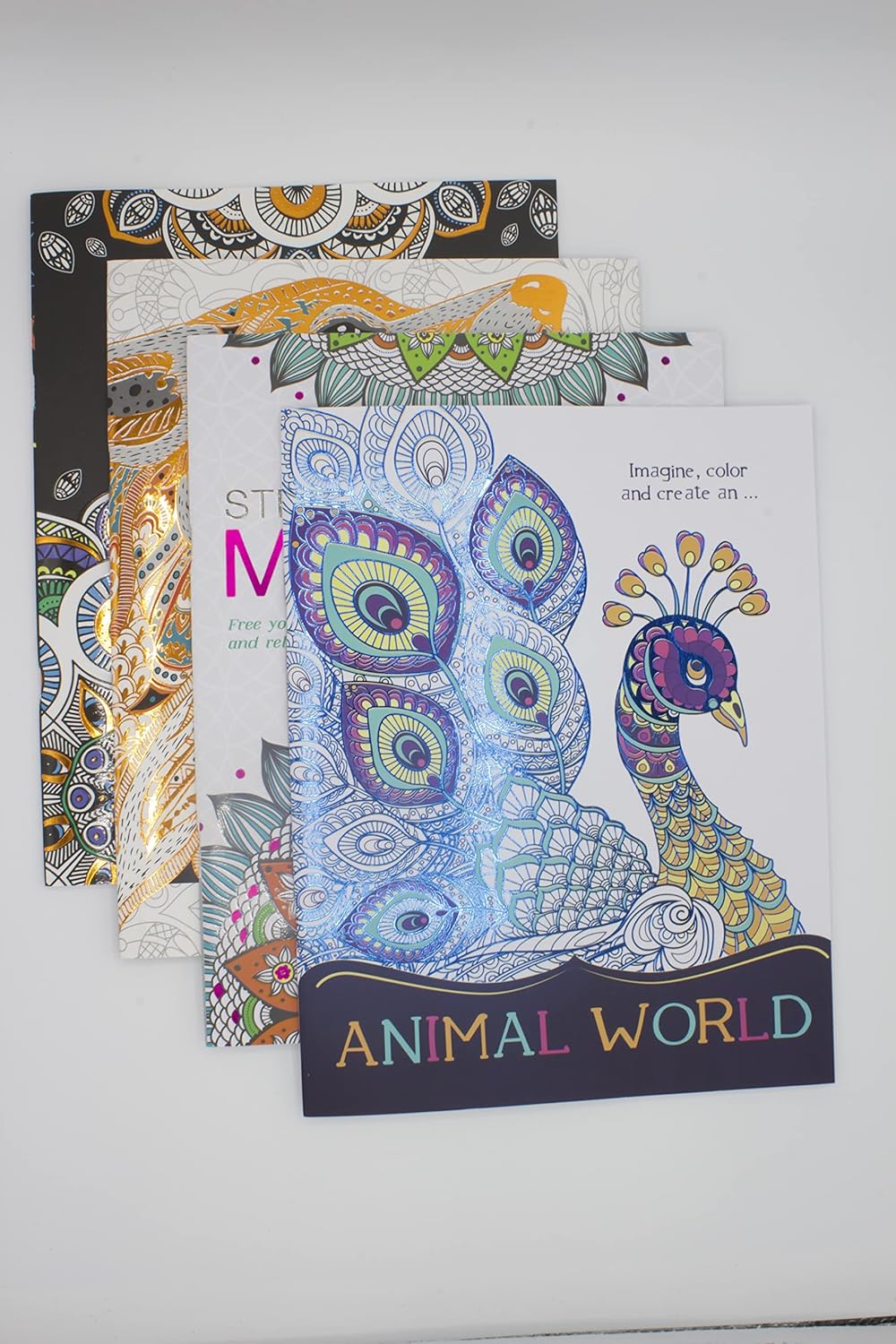 ADULT COLORING BOOK MANDALAS 32PG 6 ASST IN PDQ, Case Pack of 48