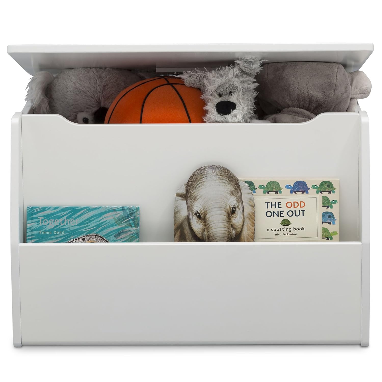 Delta Children Nolan Toy Box, Bianca White