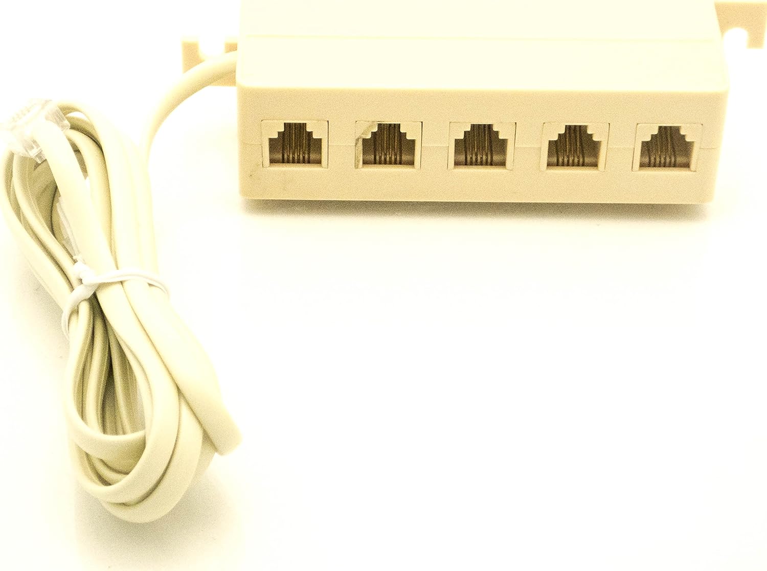 5Outlet Modular Jack Adapter Phone Jack Extension Line