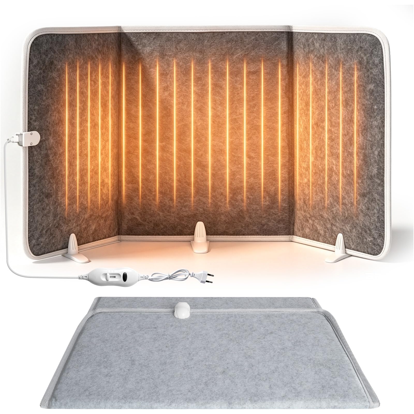 100×50cm Fußwärmer Schreibtischheizung