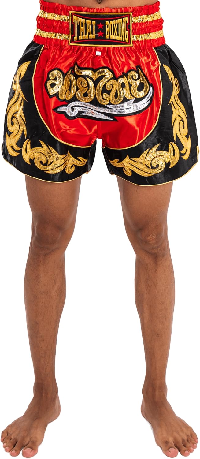 Muay Thai Shorts for Men Women Slim Cut MMA Boxing Shorts Training Kickboxing Clothing Martial Arts Trunks