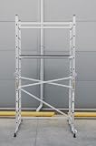 DRABEST PRO SERIES LADDERS Aluminium Ladder Scaffolding Articulated Scaffolding Non-Slip Scaffolding Maximum Load 150 kg Working Height 4 m - 3