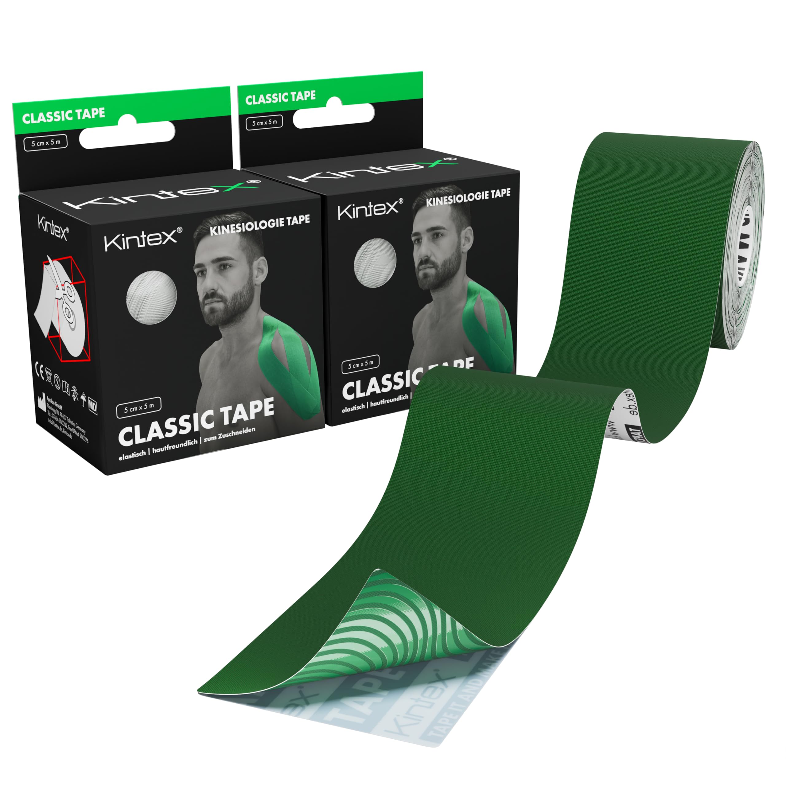 Kintex 2 Rollen Kinesiologie Tape Classic