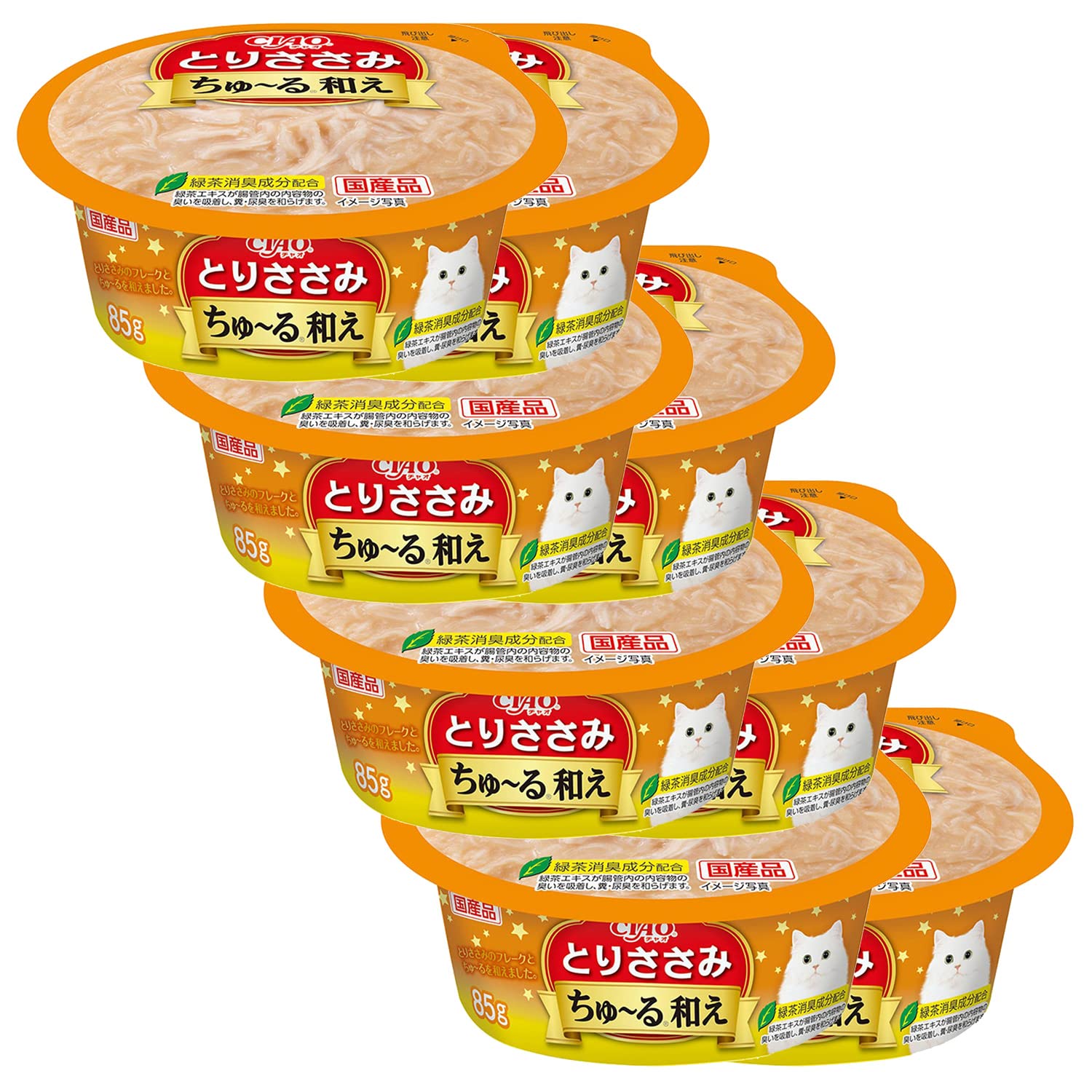 Amazon | チャオ(CIAO)ちゅ~る和えカップとりささみ85g8個セット