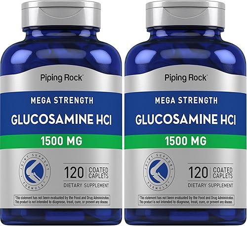 Vista 8 de Piping Rock Glucosamina HCL 1500mg 120 comprimidos Mega fuerza Suplemento sin OMG y sin gluten