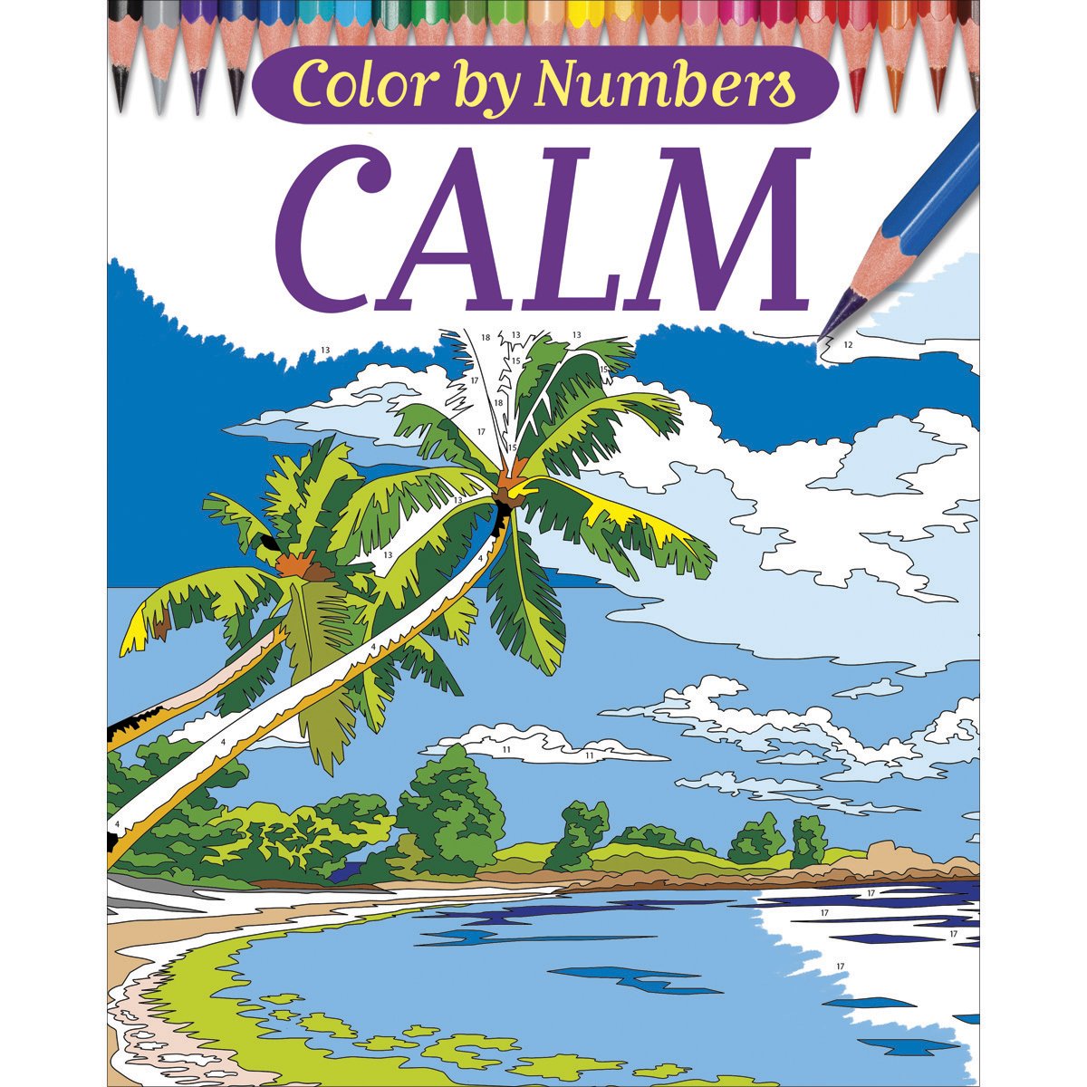 Amazon Color By Numbers Calm (Chartwell Coloring Books) Woodroffe