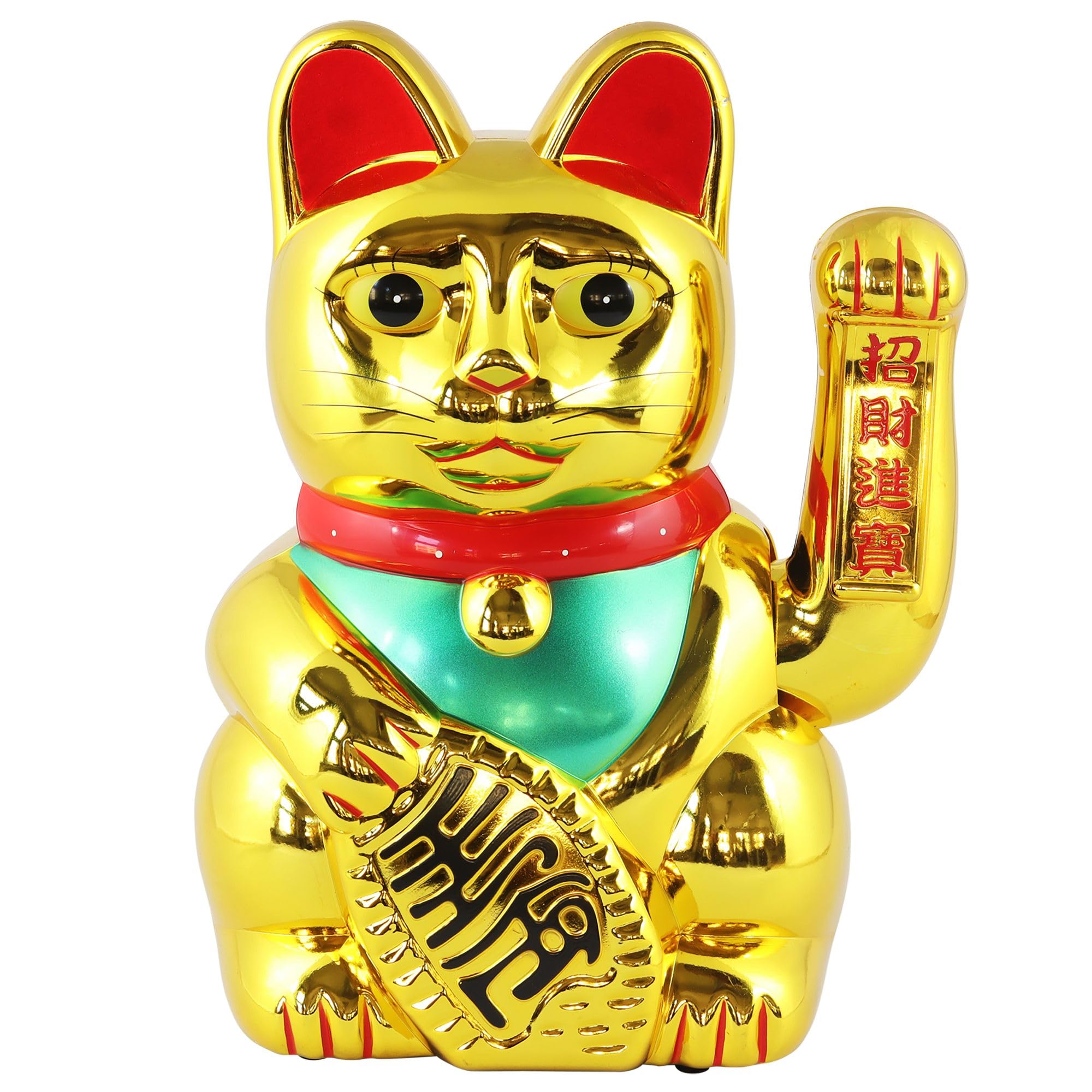 Freak Scene Agitando Gato Chino - Maneki Neko - 35 cm - Oro