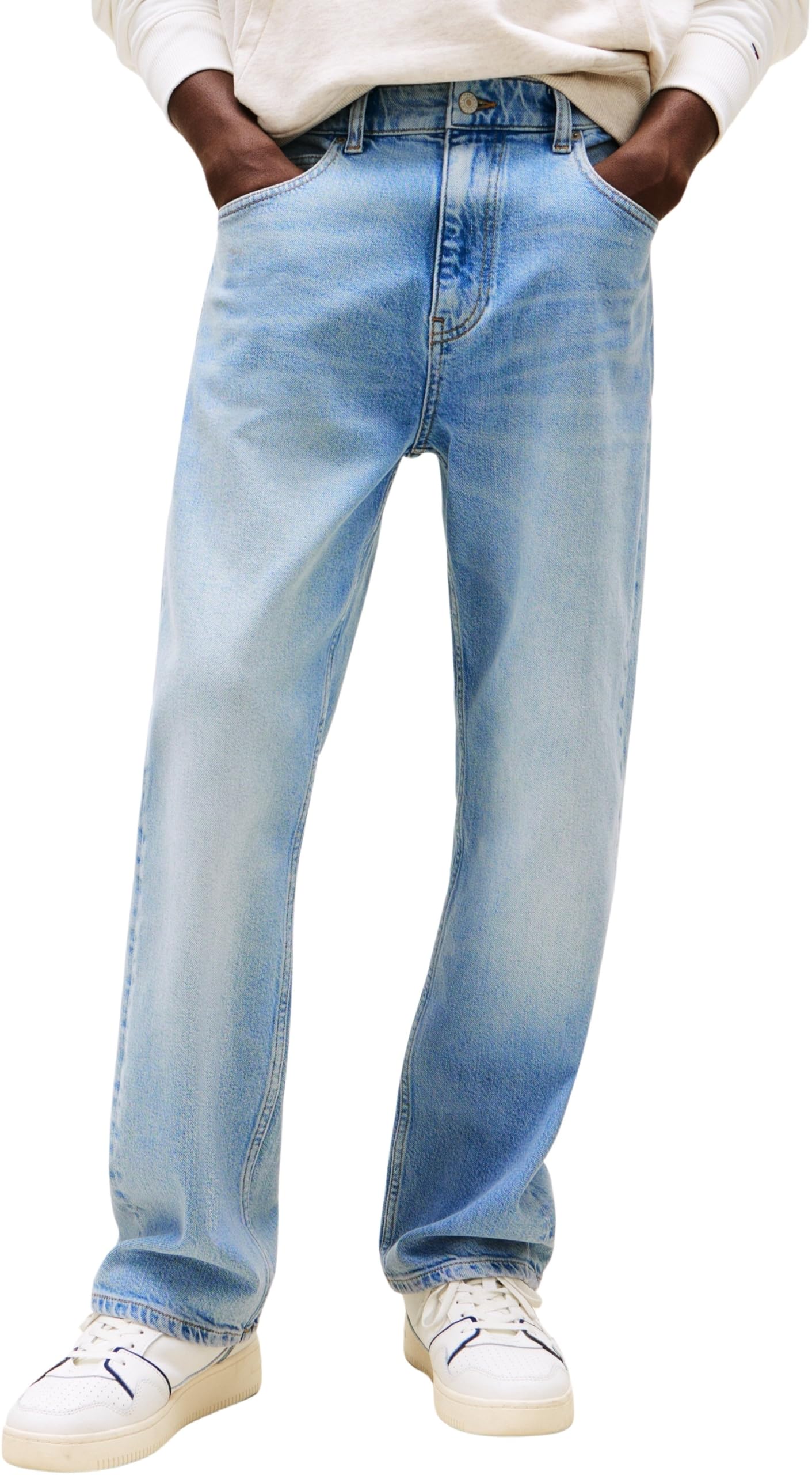 Tommy Jeans Mens Otis Regular Bi0112 Dm0dm21008 Straight, Denim (Denim Light), 36W / 32L UK