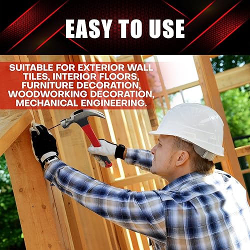 Miniatura 7 de YIYITOOLS Juego de martillos de 3 piezas, mazo de goma de 16 onzas, martillo de garra de 16 onzas y martillo suave de doble cara de 1.575 in con