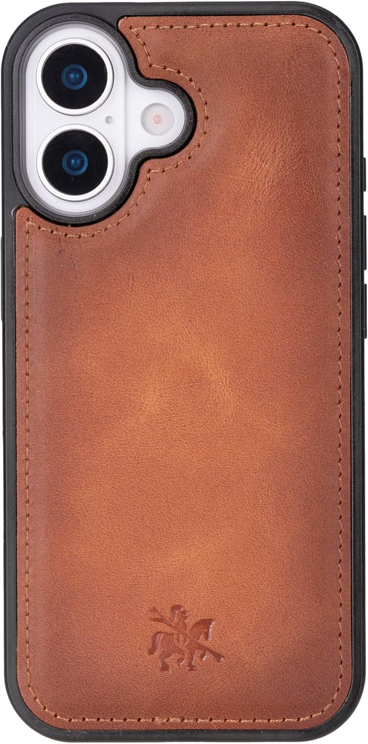 Venito Handcrafted Wallet Case for iPhone 17 (6.3"), Detachable Magnetic Flip Cover, Compatible with MagSafe, Kickstand, Premium Leather, Drop/Impact Protection, Strong Magnets, Antique Brown - Image 7