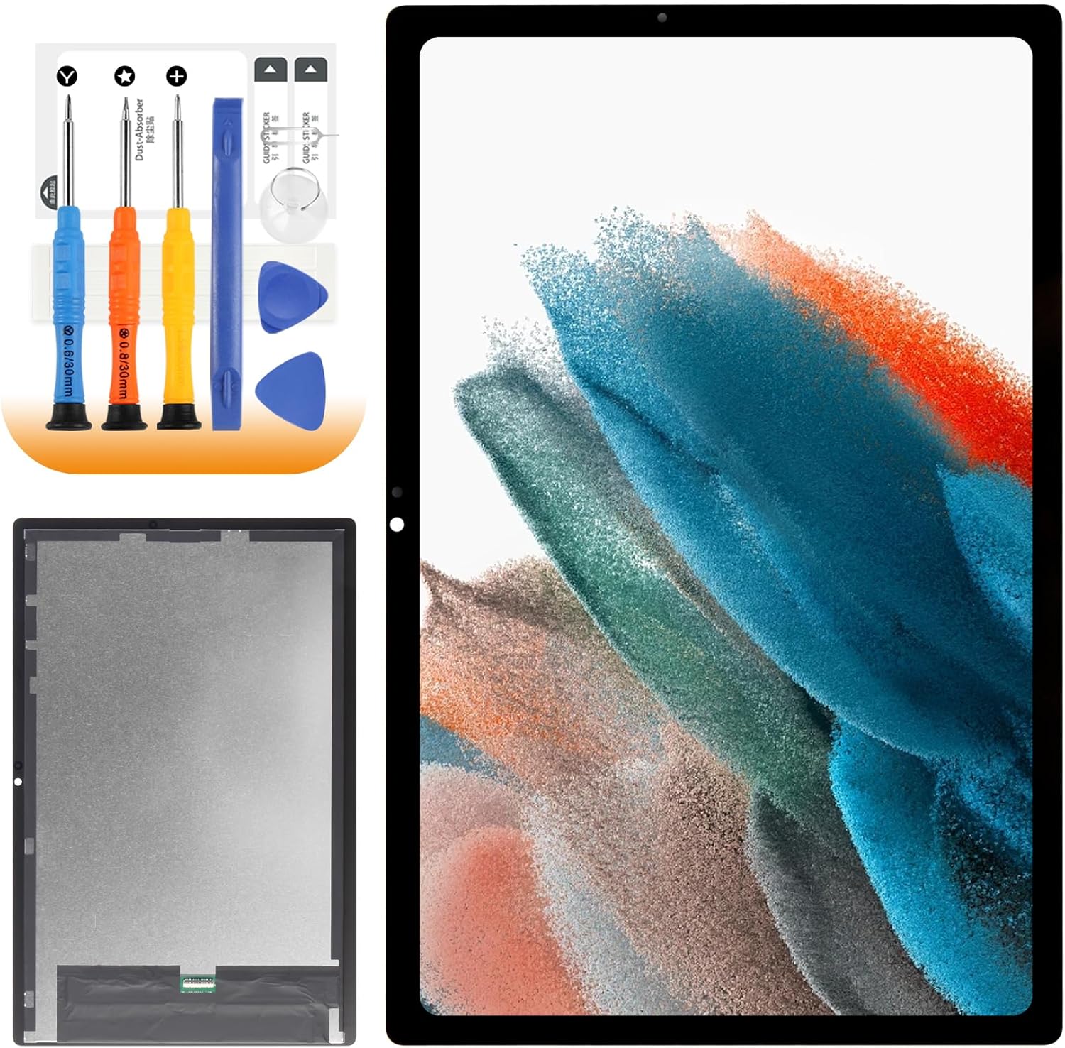 for Samsung Galaxy Tab A8 10.5 2021 Screen Replacement for Samsung Tab A8 10.5 2021 LCD Display for SM-X205 SM-X200 LCD Digitizer Touch Assembly Repair Part