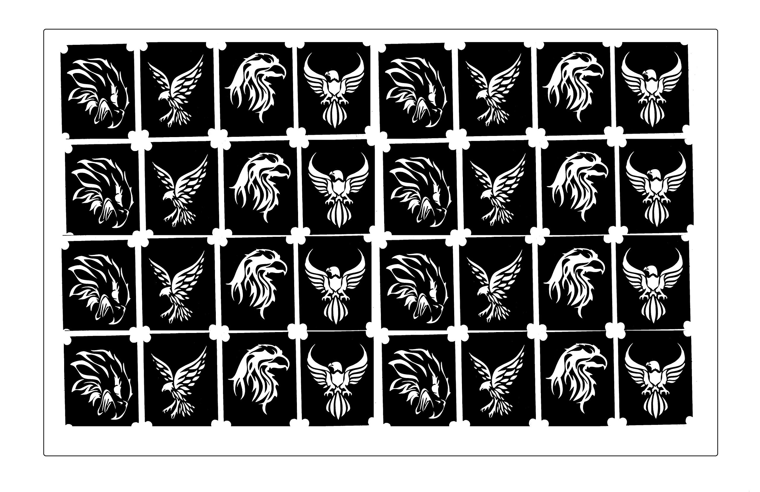Eagle Collection (Eagle Temporary Tattoos)