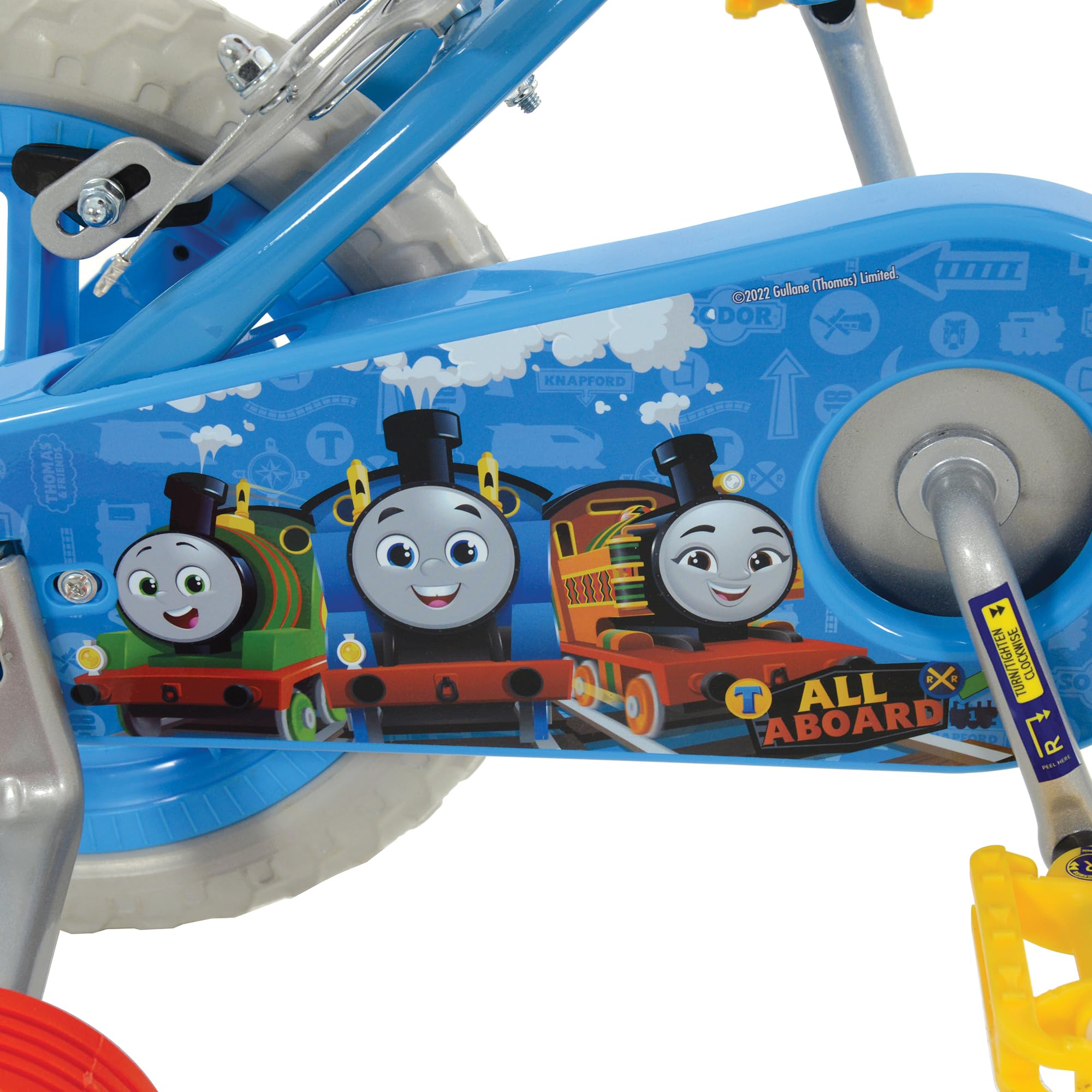 Thomas & Friends 12 Zoll Fahrrad - Für Jungen und Mädchen - Offiziell lizenziertes Kinderfahrrad mit Stützrädern