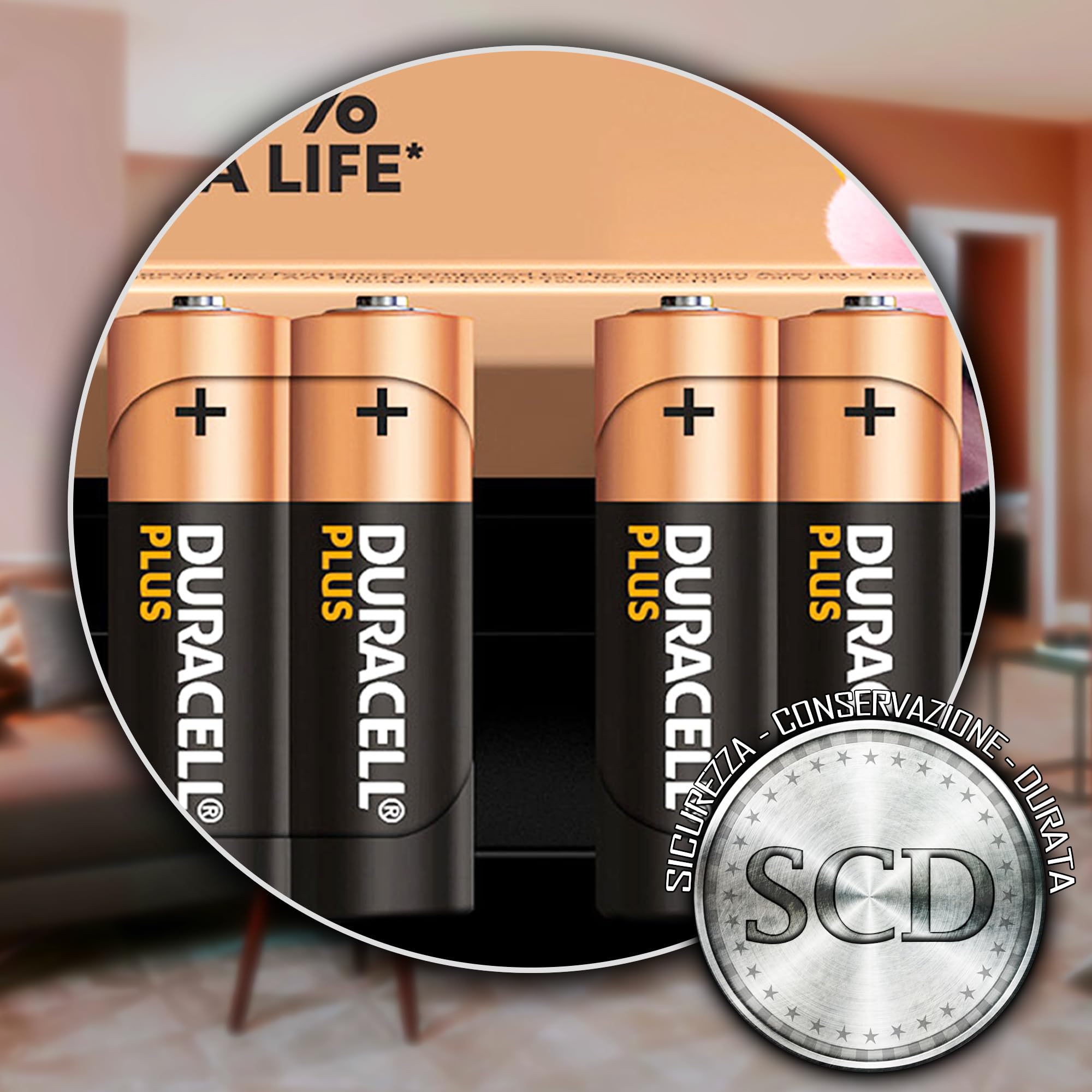 Batterie Stilo AA LR6-10 Confezioni 4 pz. per Telecomandi, Giocattoli, Dispositivi Elettronici e Accessori a Bassa e Media Potenza
