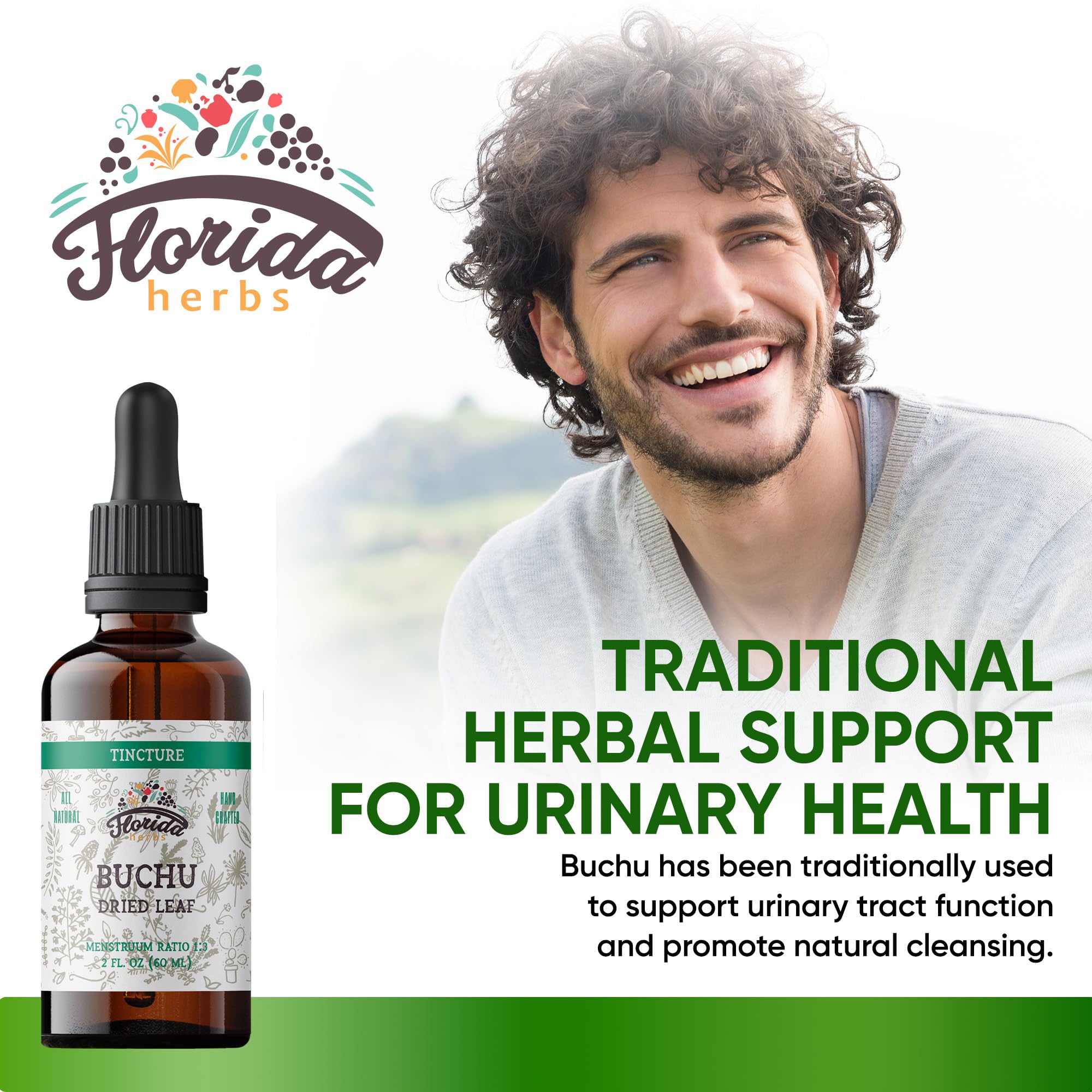 Buchu Tincture, Organic Buchu Extract (Agathosma Betulina) Dried Leaf Health Supplement, Non-GMO in Cold-Pressed Organic Vegetable Glycerin 2 oz, 670 mg — Amazon image 2