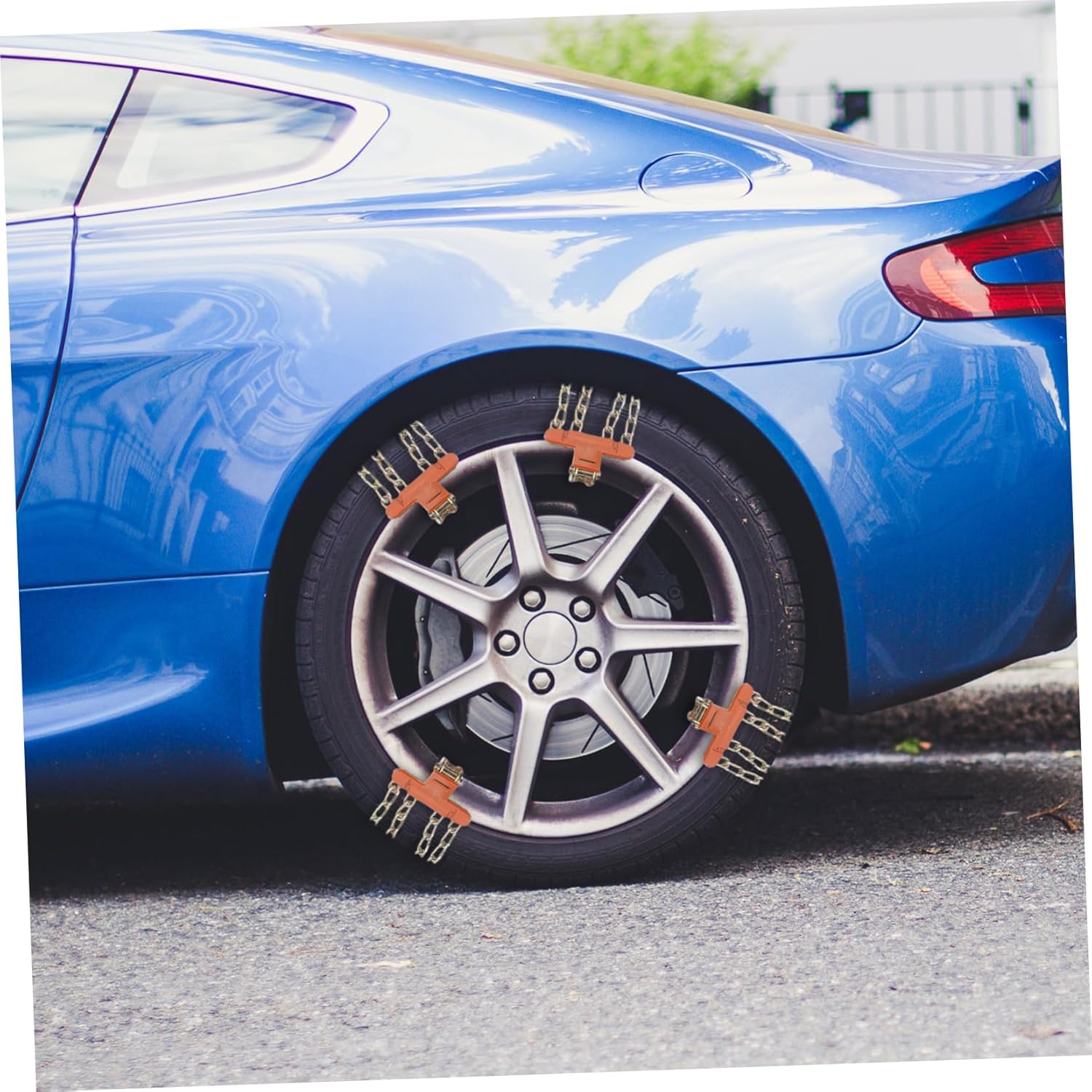4pcs -skid Tire Chains for Cars Suvs and Trucks Snow Traction Device Wear-resistant Design for Enhanced Grip Conditions