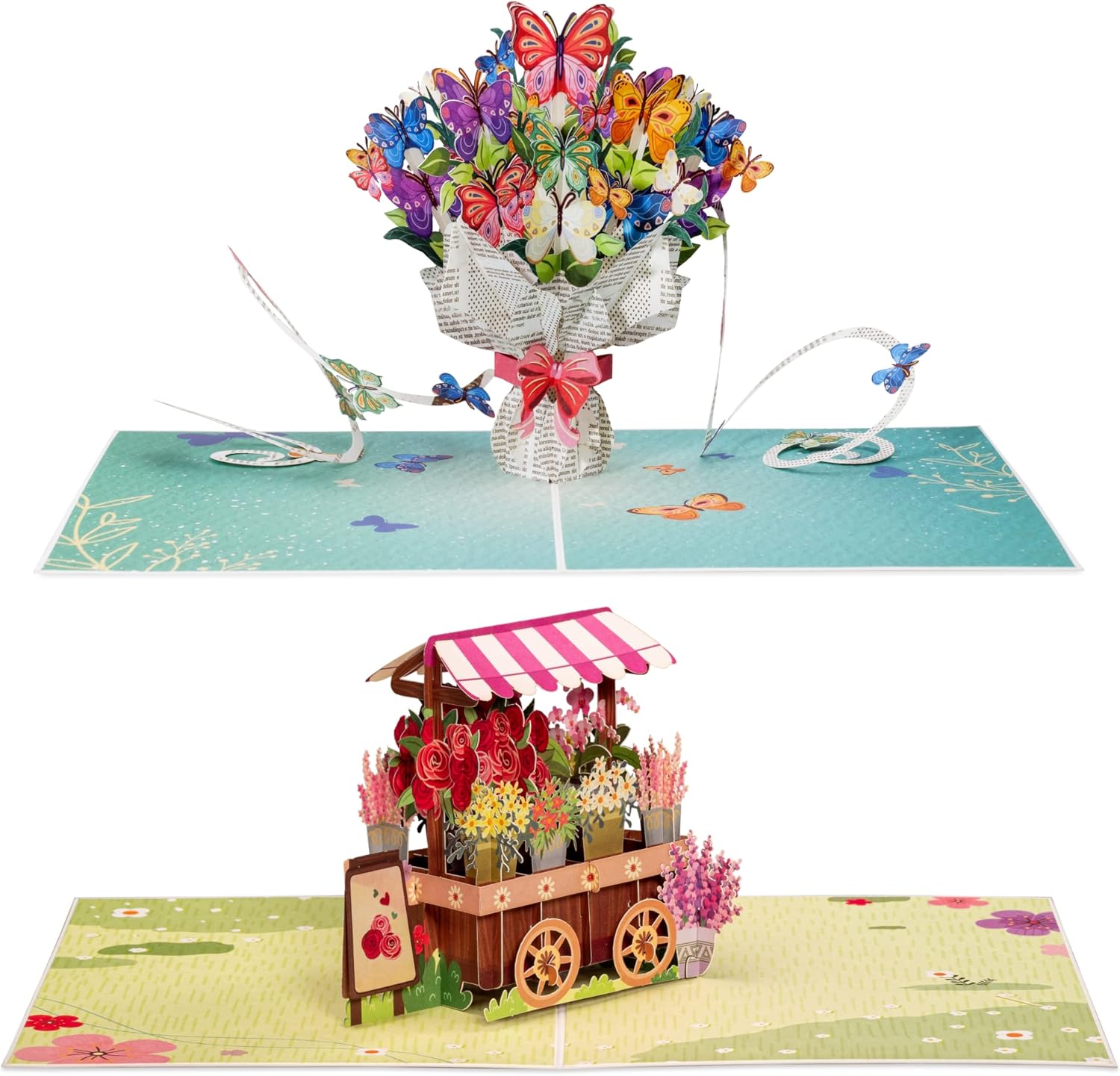 By Paper Love Christmas Cards Pop Up, 3D Christmas Dog, Handcrafted Popup Gre - View #6