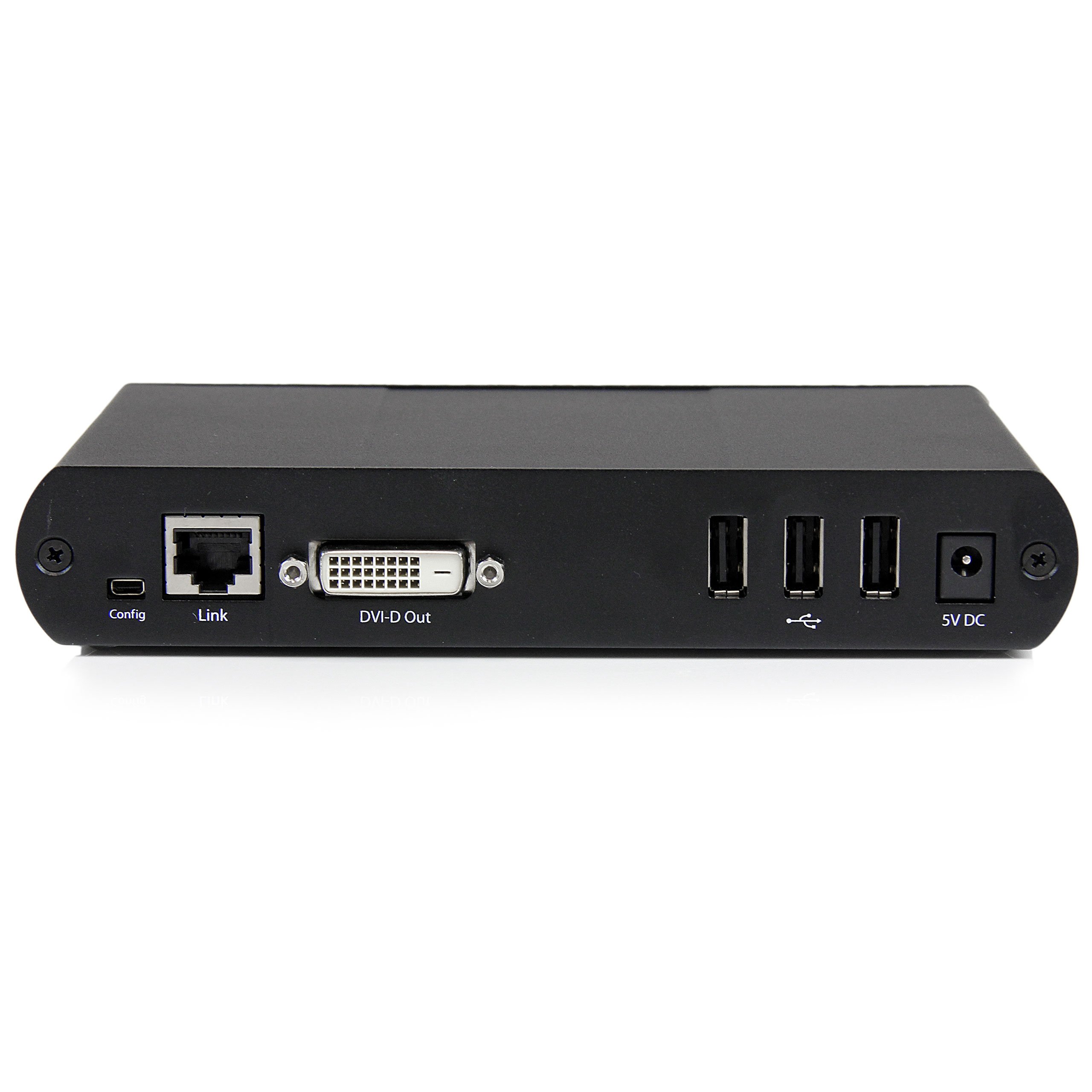 StarTech Extendeur Console KVM USB DVI sur Cat5e/6 - 100m (SV565UTPDUV) | Vidéo non compressée 1920x1200, Sans pilote, 3 ports USB 2.0, Montage en cascade