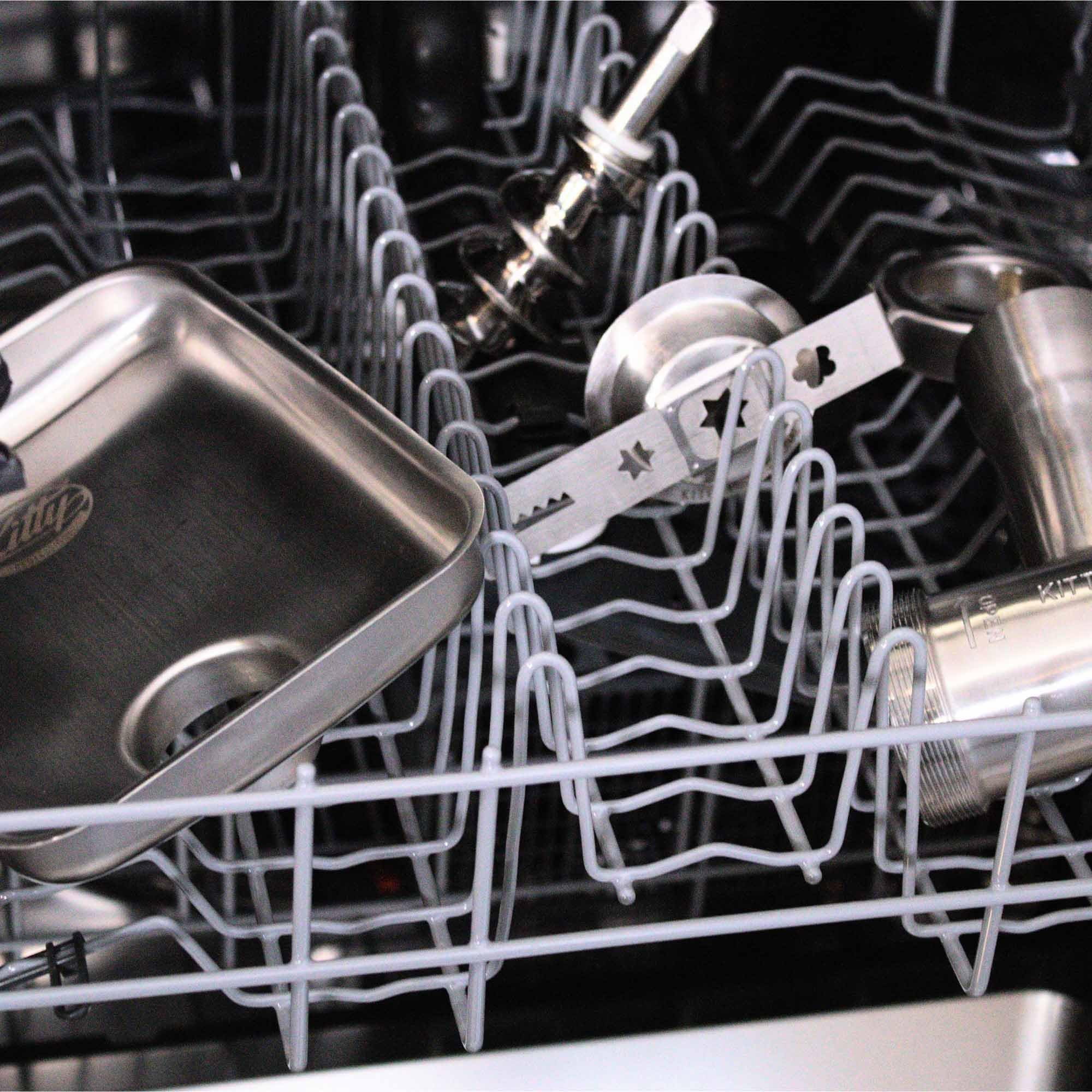 Kitty Professional Accessorio Per Biscotti Per Tritacarne KitchenAid 5KSMMGA (Misura 8): 4 Stampini In Acciaio Inox 18/10, Lavabile In Lavastoviglie