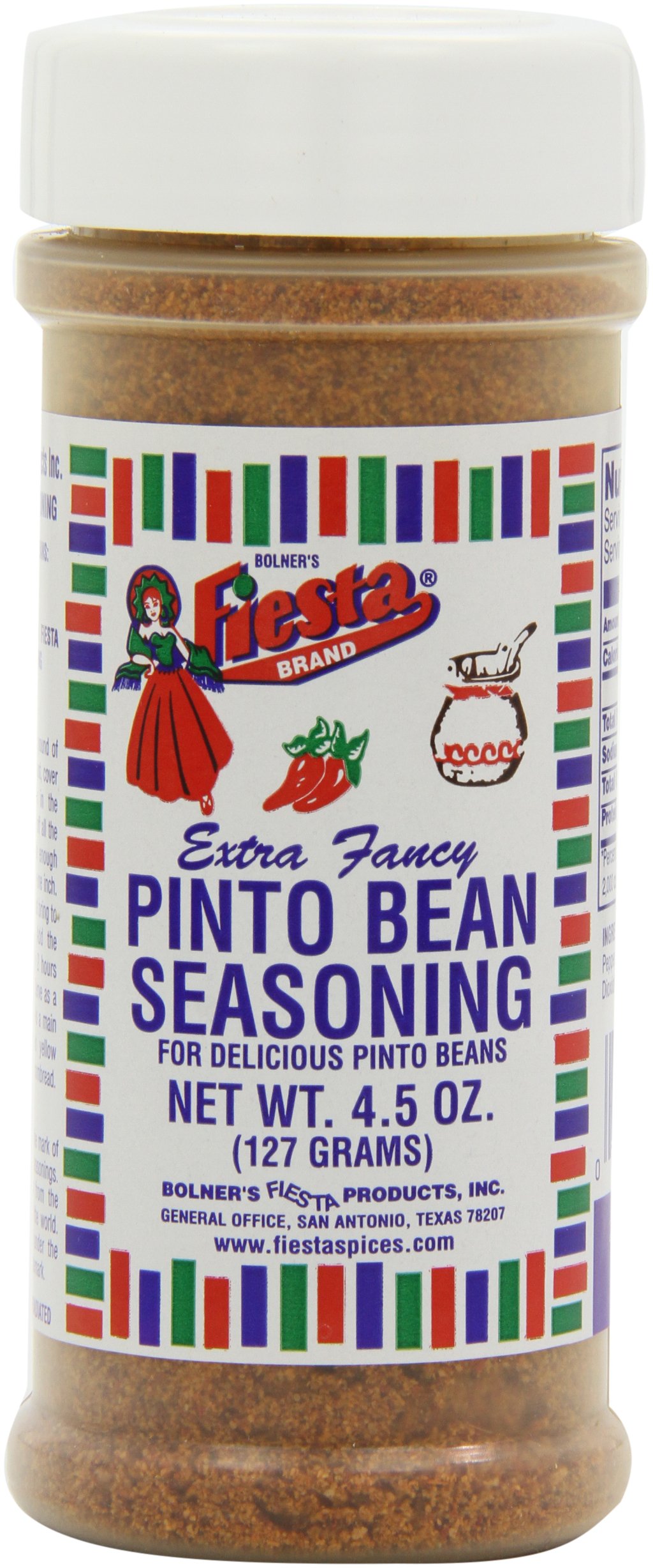 Fiesta Seasoning Pinto Bean, 4.5-Ounce (Pack of 6)