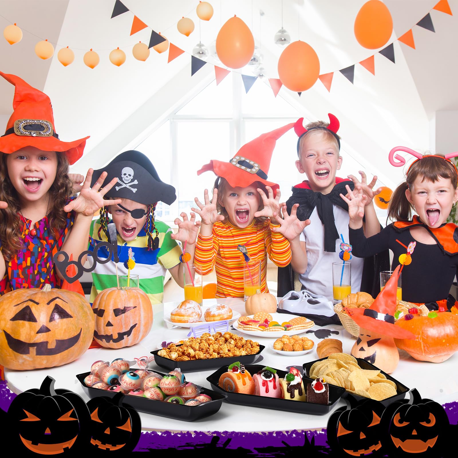 73-teilige Halloween-Kuchen-Deko – Spukhaus, Kürbis, Geister & Fledermäuse Für Grusel-Partys