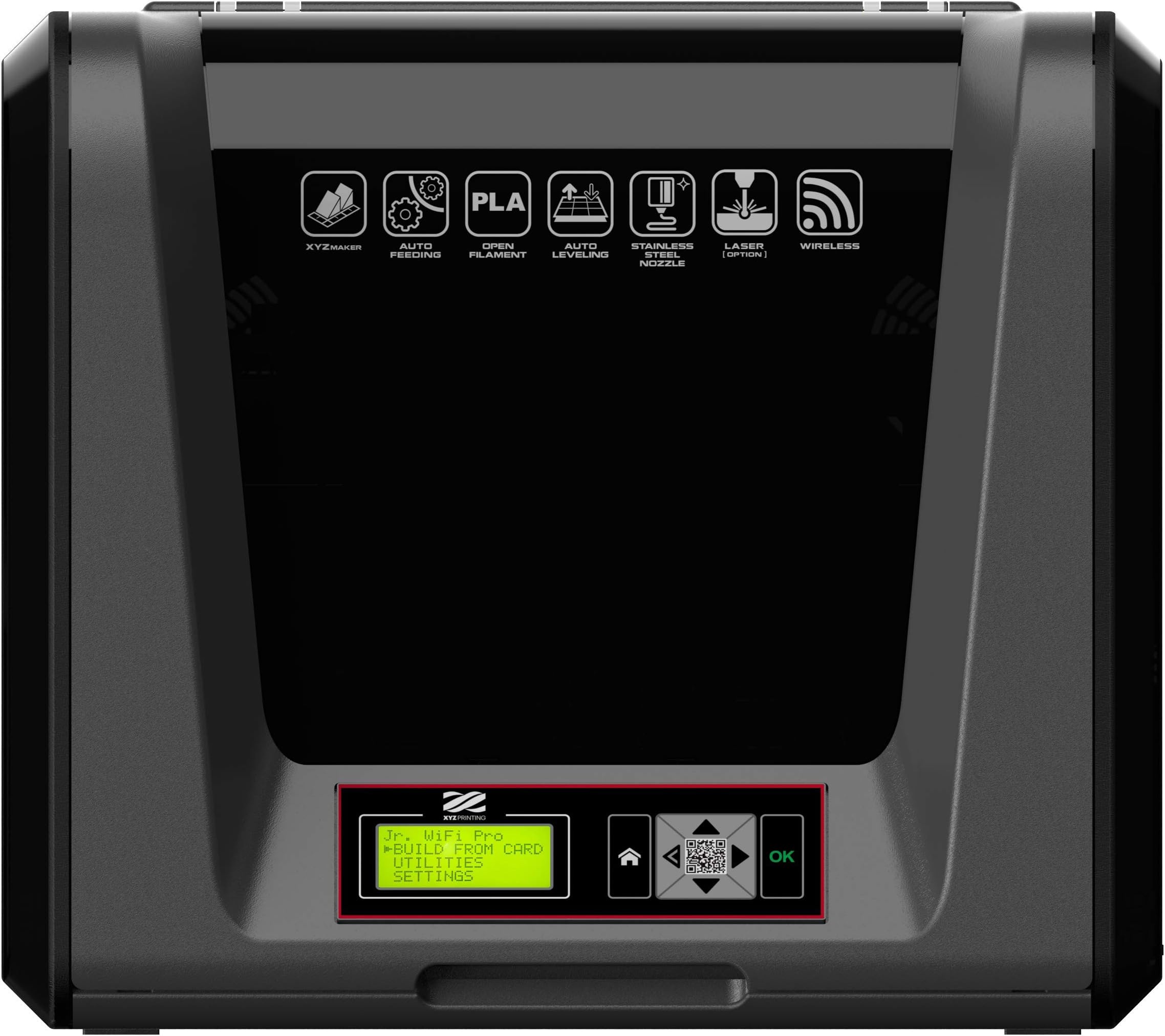 XYZ Printing da Vinci Jr. WiFi Pro 3D printer, Open Filament, with free modelling software and video tutorials, 15x15x15cm Built Vol.