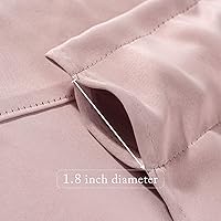 Vista 4 de MIULEE Cenefa de ventana opaca de primavera para dormitorio, cocina, baño, sala de estar, oscurecimiento de bolsillo para barra, cenefa de cortina