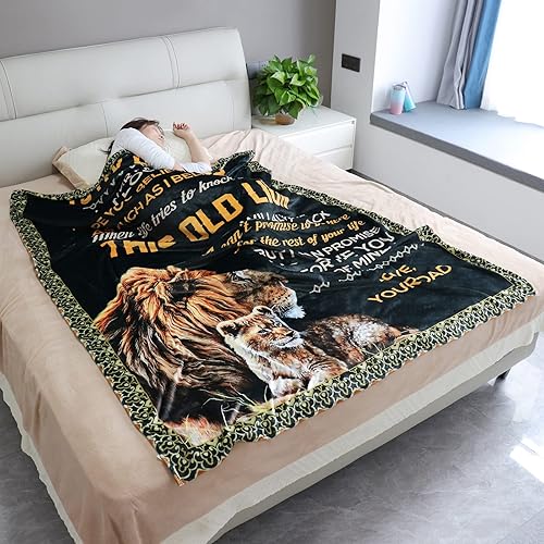 Miniatura 3 de TURMTF Manta de franela personalizada para regalo para hija de Papá, para navidad, cumpleaños, mantas suaves para hija, sofá, cama, manta curativa,