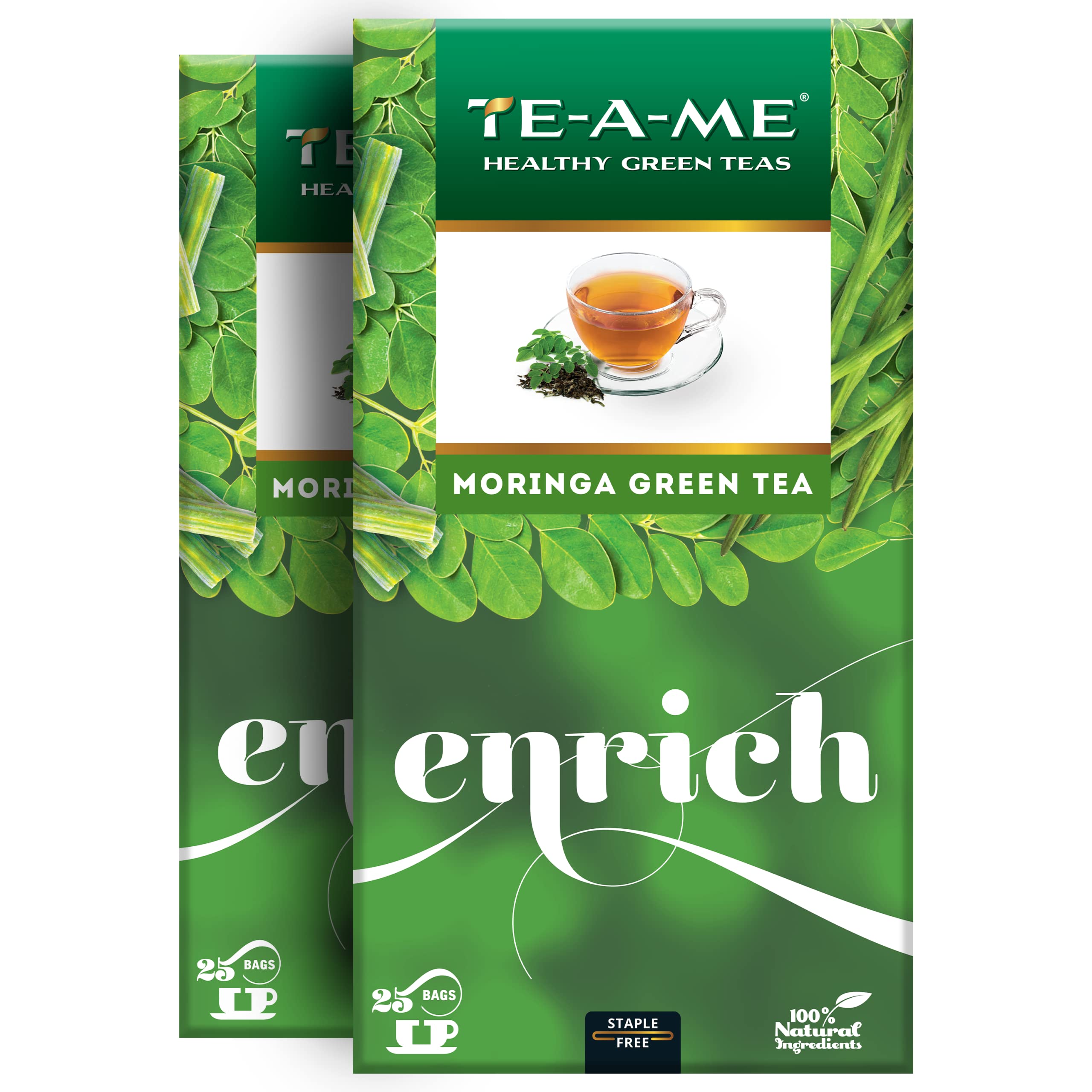 See full amazon price history chart for TE-A-ME Moringa Green Tea Bags 50 Pieces, (2 Boxes x 25 Tea Bags = 50 Tea Bags) | Immunity Boosting Green Tea | Herbal Tea Blend for Vitality & Health | 50 Moringa Tea Bags with Herbs & Spices TE-A-ME Moringa Green Tea Bags 50 Pieces, (2 Boxes x 25 Tea Bags = 50 Tea Bags) | Immunity Boosting Green Tea | Herbal Tea Blend for Vitality & Health | 50 Moringa Tea Bags with Herbs & Spices (B09KLSMPFV) Amazon Price History, Amazon Price Tracker