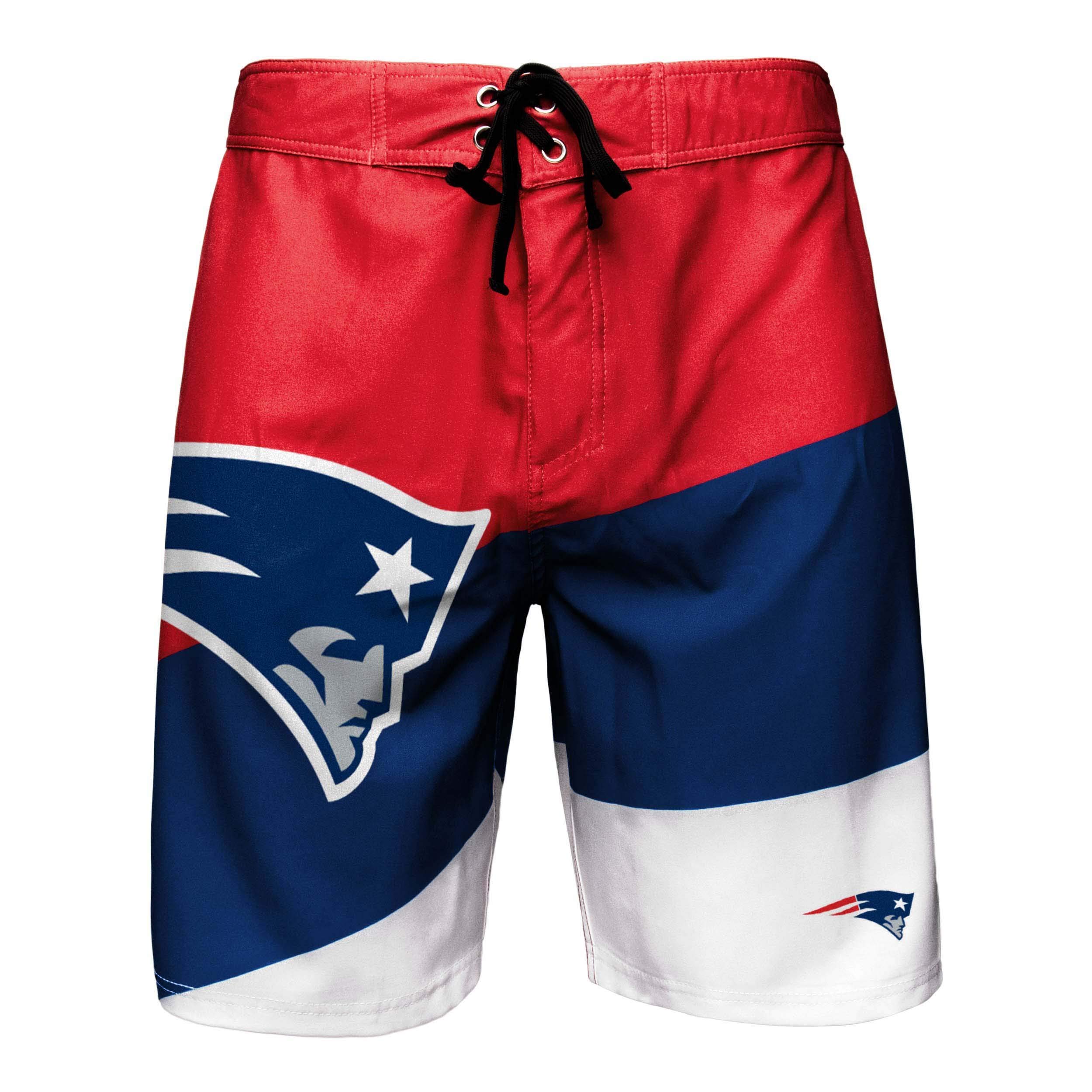 FOCO Mens NFL Team Logo Color Dive Swim Boardshorts