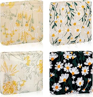 Abbylike 4 bolsas pequeñas de maquillaje de p...