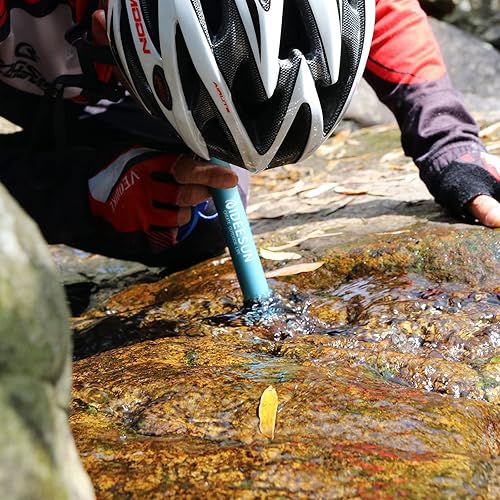 Miniatura 5 de Paja purificadora de agua portátil, filtración de 0.1 micrones, 4000 litros, preparación para emergencias, senderismo, camping, viajes, pesca