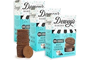 Dewey's Bakery Delectable Moravian Style Hot Cocoa Thin Cookies