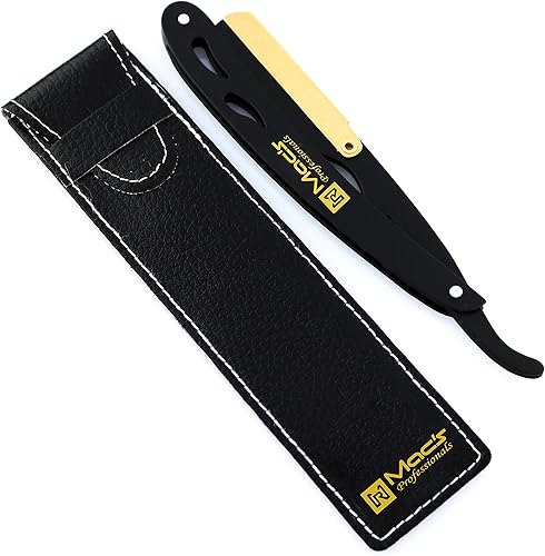 Miniatura 2 de Maquinillas de afeitar profesionales B&G de borde recto, con Green Platinum Derby 100 cuchillas - Mecanismo de reemplazo de cuchillas fáciles-100%