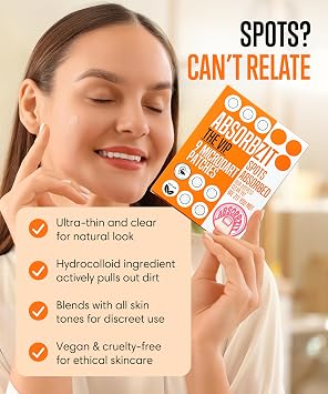 The VIP Microneedle Pimple Patch, Virtually Invisible Hydrocolloid Pimple Patches, Vegan & Cruelty-Free Acne Treatment - 36 Spot Patches