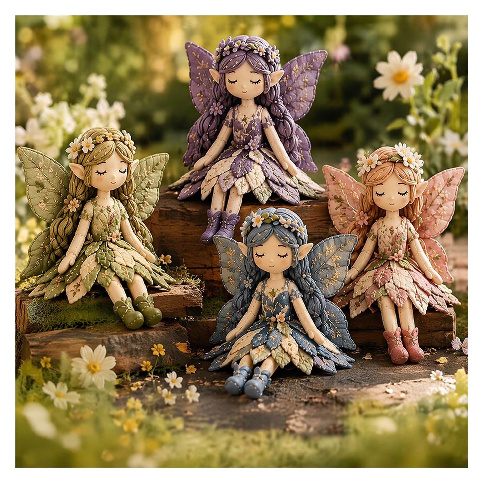 Avoltre kit patchwork fai da te 4 pezzi di fata patchwork collezione fai da te fatta a mano