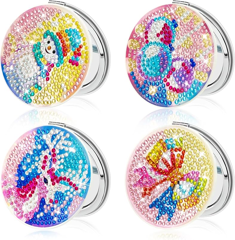 Espelho compacto dobrável FILASLFT para pintura com diamantes, 4 unidades