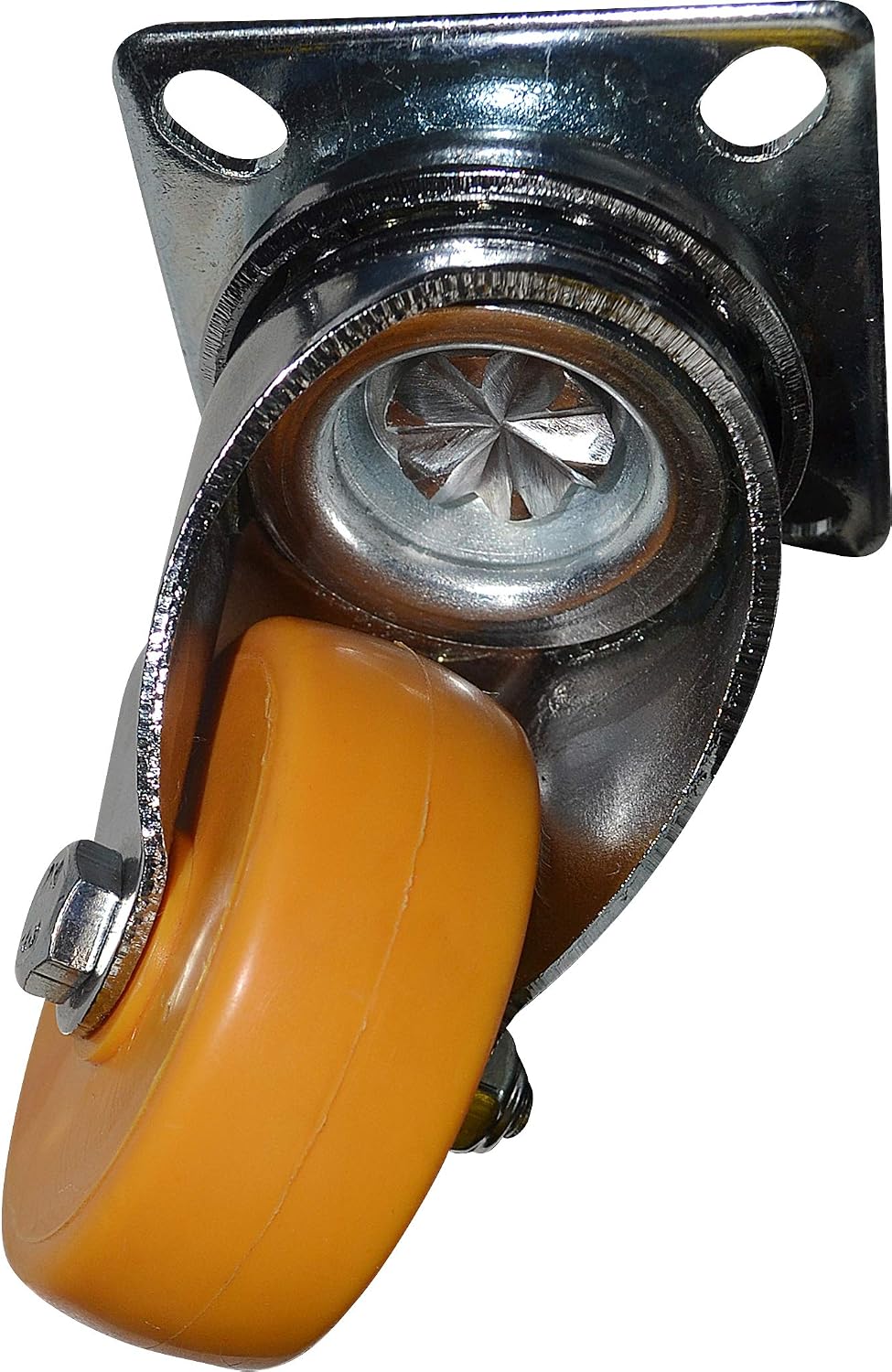 Tech Deals 🔥 Headbourne 8273E Designer Swivel Plate Casters with 88 Lb. Load Capacity, 2, Honey Yellow, 4-Pack