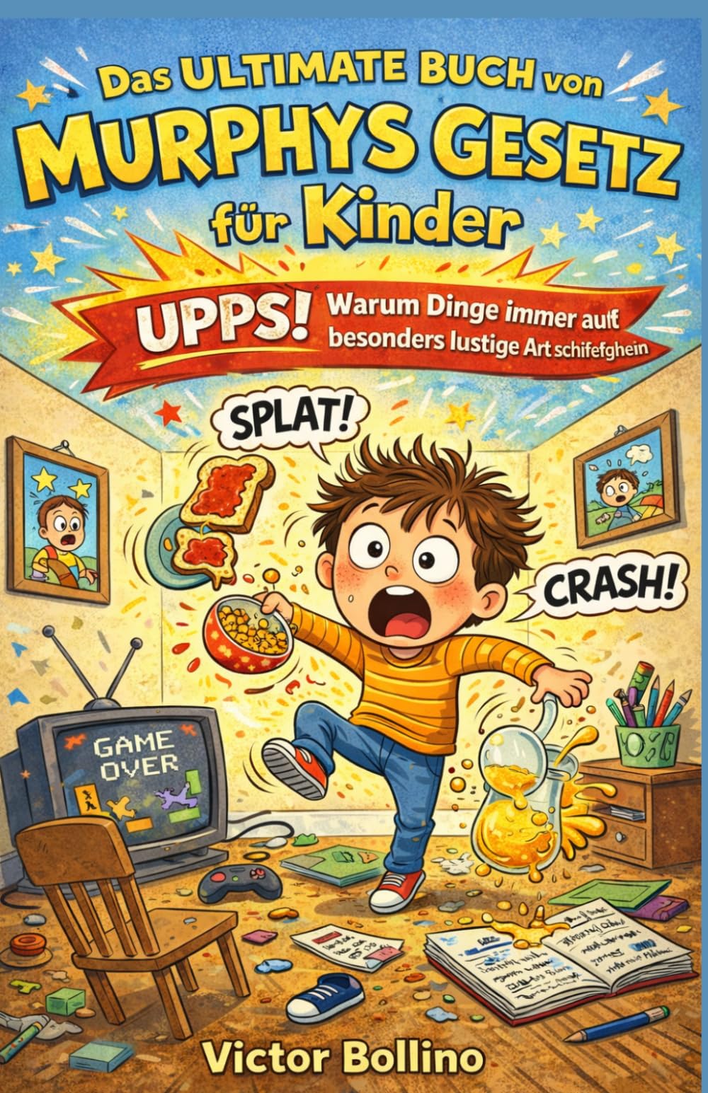 Das ultimative Buch über Murphys Gesetz für Kinder: Hoppla! Warum immer alles auf die lustigste Art und Weise schiefgeht