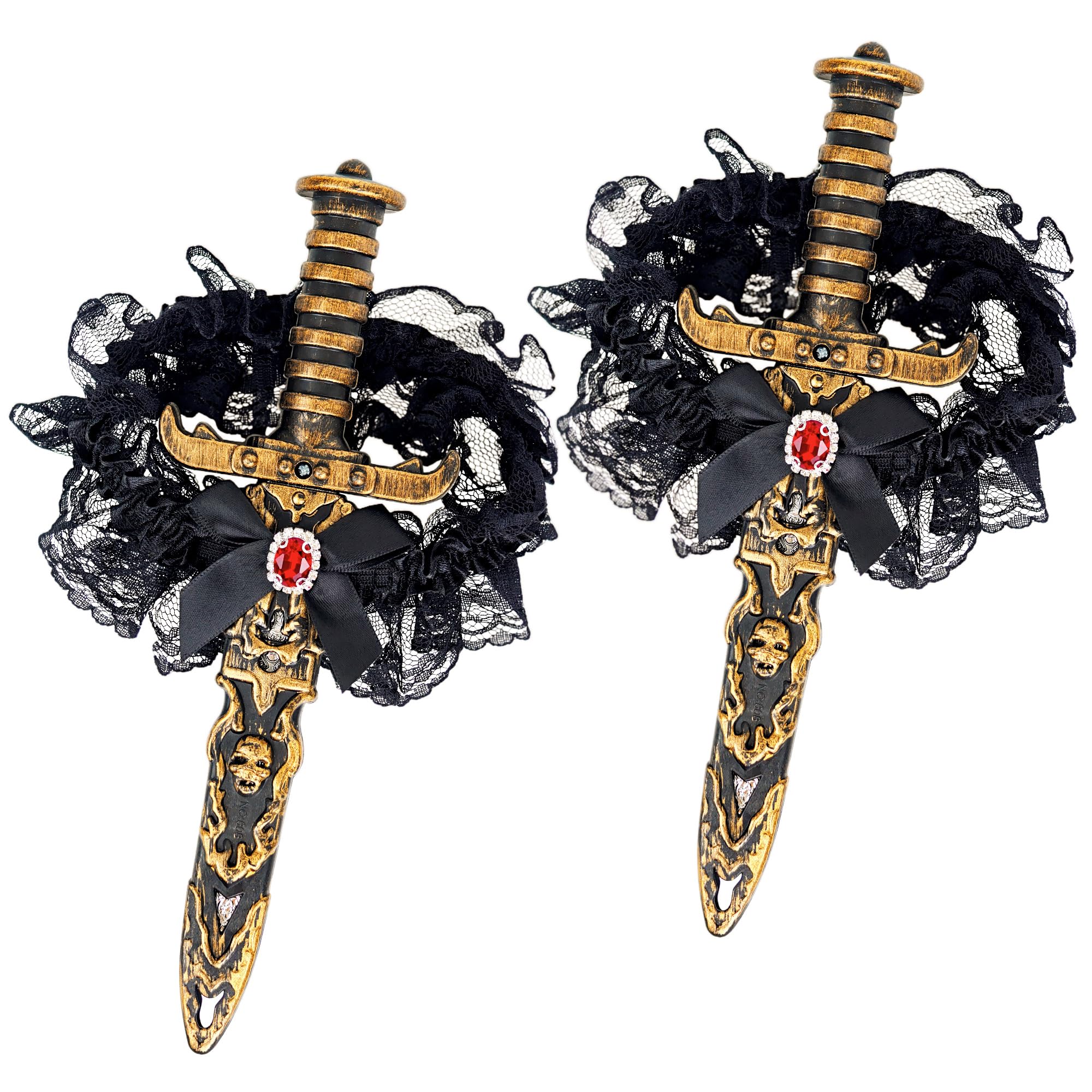 6 X 60Cm Spada Pirata Gonfiabile Giocattolo Accessorio Costume