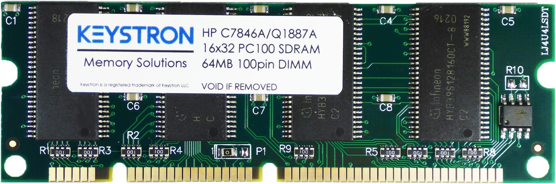 64MB 100 pin SDRAM Memory DIMM Compatible with HP C3913A C7846A C9680A Q1887A for Color LaserJet 8000 8000DN 8000N 8100 8100DN 8100N 8150