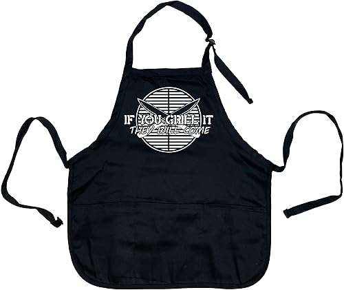 Feelin Good Tees Día del Padre Tocino Carne Chef BBQ Gráfico Novedad Divertido Regalo de Cocina Para Papá Delantal