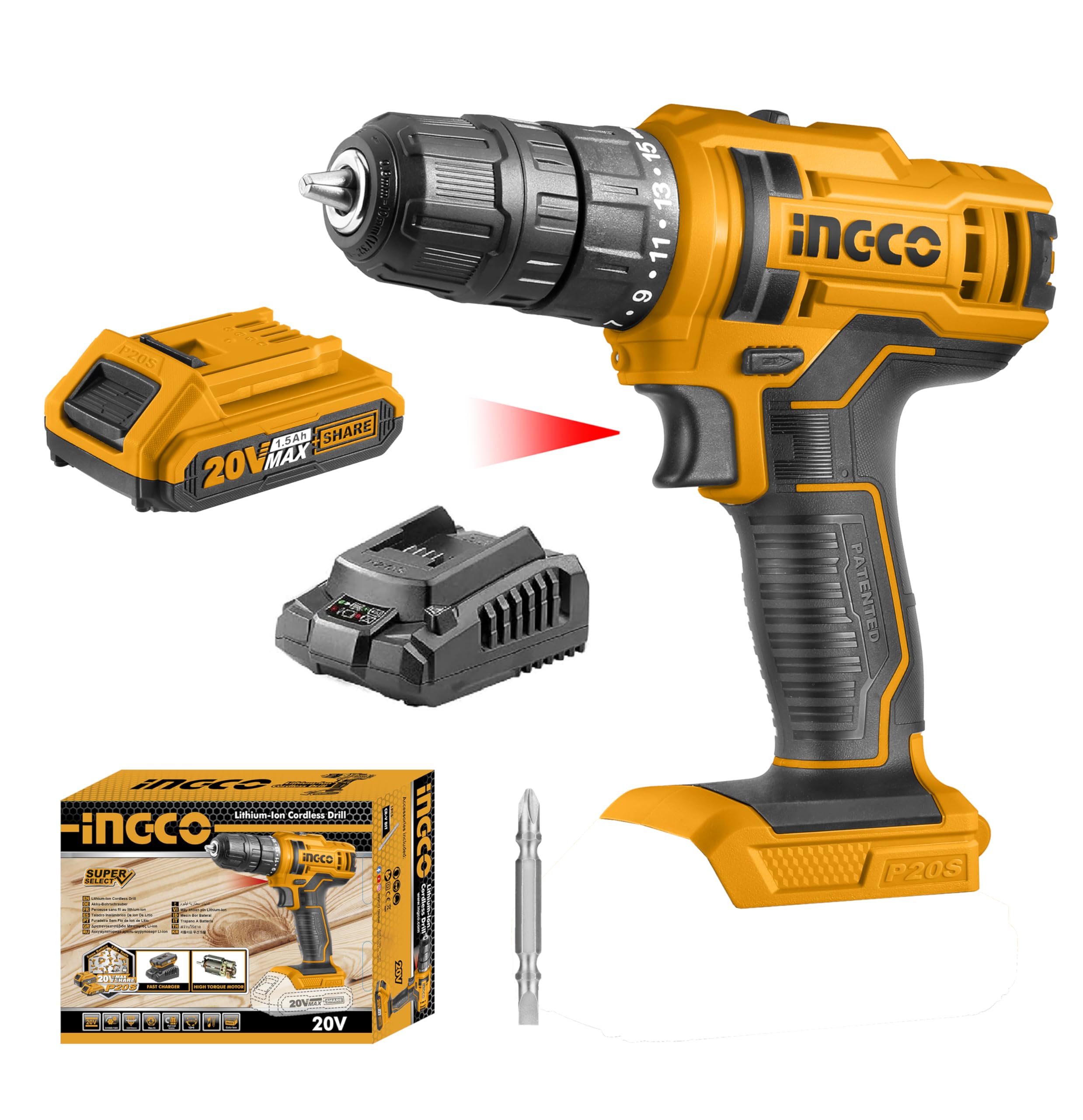 See full amazon price history chart for INGCO 20V Cordless Drill, 15+1| 0.8-10mm | 45NM | 2-speed Gear | 0-400/0-1500/rpm Drill Machines, Drill Machine Kit with Battery and Fast Charger, LED INGCO 20V Cordless Drill, 15+1| 0.8-10mm | 45NM | 2-speed Gear | 0-400/0-1500/rpm Drill Machines, Drill Machine Kit with Battery and Fast Charger, LED (B09YRXPQMN) Amazon Price History, Amazon Price Tracker